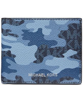 michael kors mens monogram wallet|Michael Kors Men's Malone Monogram Camouflage Faux .